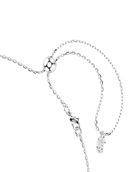 Swarovski Sterling Silver-Plated White Crystals Necklace