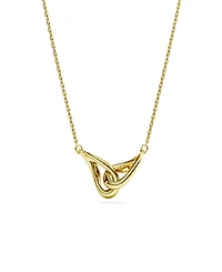 Swarovski Gold-Tone and Sterling Silver-Plated White Crystals Necklace
