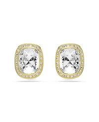 Swarovski Gold-Tone Plated White Crystals Earrings