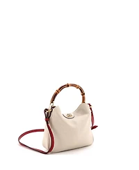 Pre-Owned Gucci Small Diana Nm Bamboo Shoulder Bag Leather