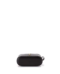 Pre-Owned Saint Laurent Mini Gaby Zip Around Vanity Bag Quilted Leather