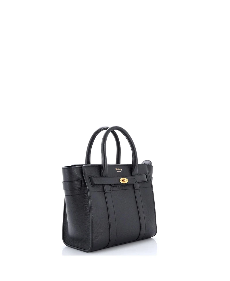 Pre-Owned Mulberry Mini Bayswater Zipped Tote Leather