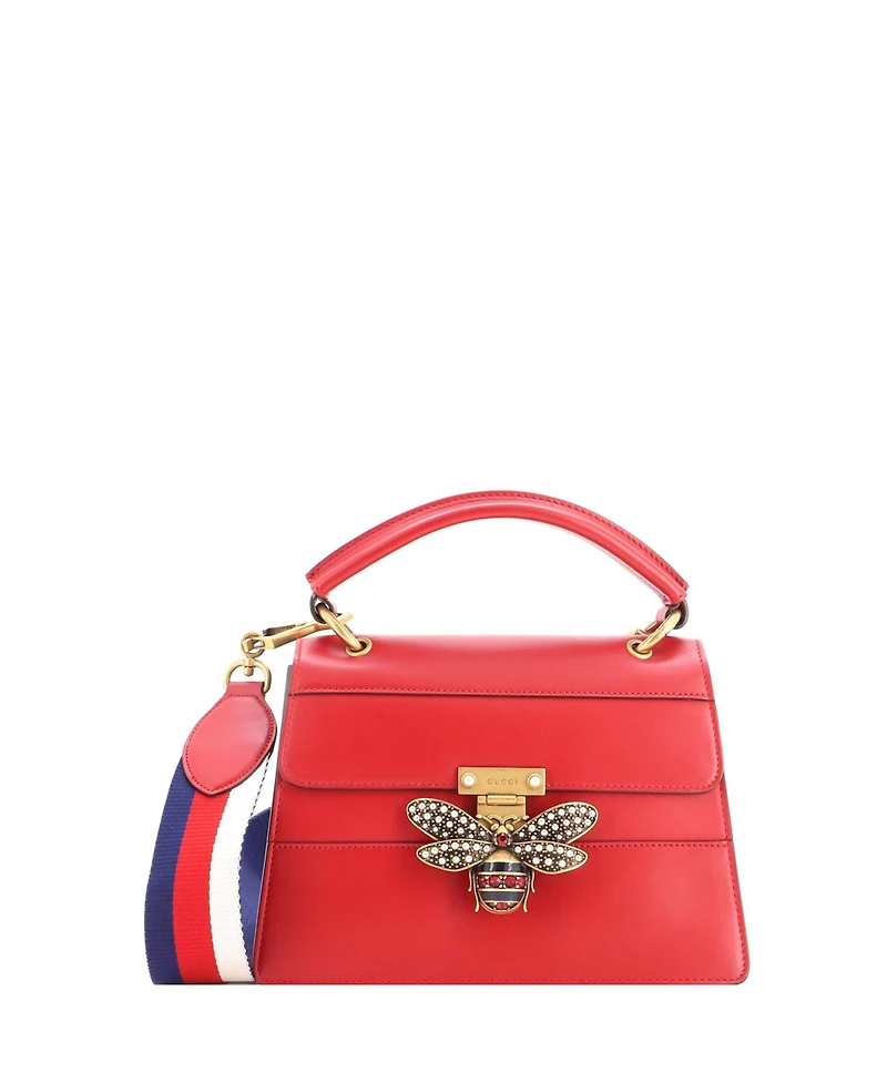 Pre-Owned Gucci Small Queen Margaret Top Handle Bag Leather