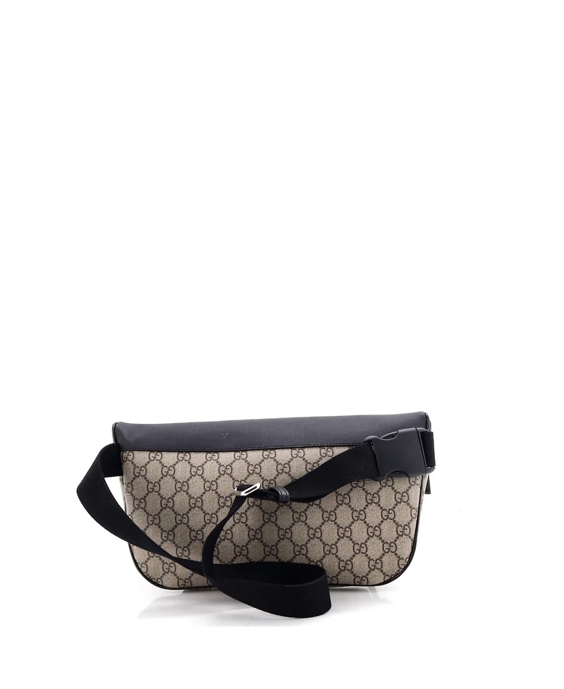 Pre-Owned Gucci Large Belt Bag Gg Coated Canvas with Leather