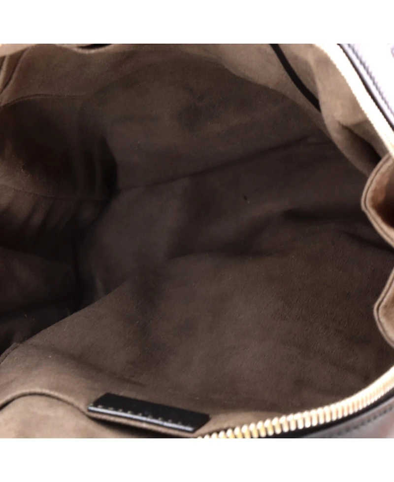 Pre-Owned Gucci Small Signature Slim Crossbody Bag Guccissima Leather