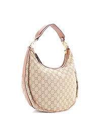 Pre-Owned Gucci Medium Twins Hobo Gg Canvas