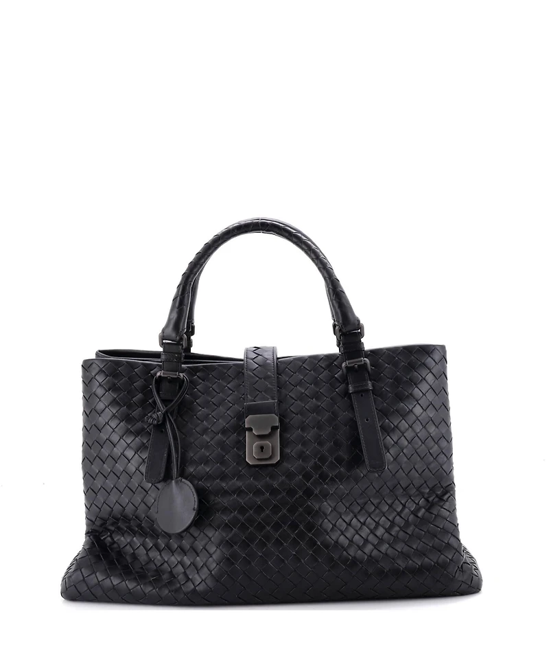 Pre-Owned Bottega Veneta Roma Bag Intrecciato Nappa