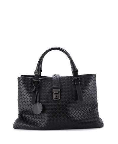 Pre-Owned Bottega Veneta Roma Bag Intrecciato Nappa