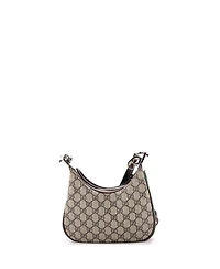 Pre-Owned Gucci Small Attache Shoulder Bag Gg Coated Canvas