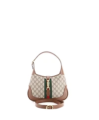 Pre-Owned Gucci Small Jackie 1961 Hobo Gg Coated Canvas