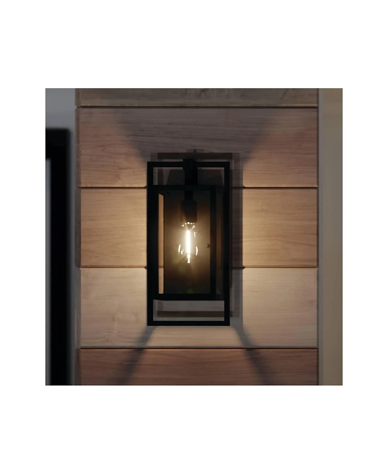 Kichler Goson 16" High Black Outdoor Wall Light