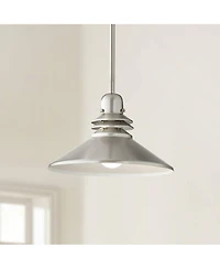 Kichler Grenoble 11" Wide Brushed Nickel 1-Light Modern Mini Pendant
