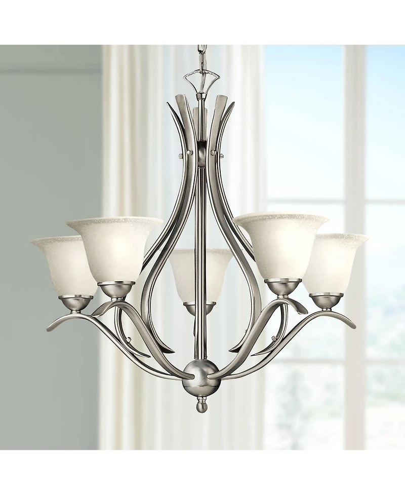 Kichler Dover 24" Wide Brushed Nickel 5-Light Chandelier