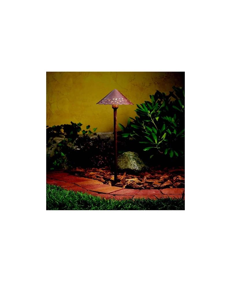 Kichler Bronze Finish Hammered Roof Led Landscape Path Light