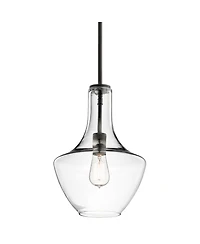 Kichler Everly 10 1/2" Wide Olde Bronze and Clear Glass Mini Pendant