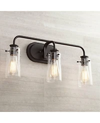 Kichler Braelyn 24" Wide Olde Bronze 3-Light Bath Light