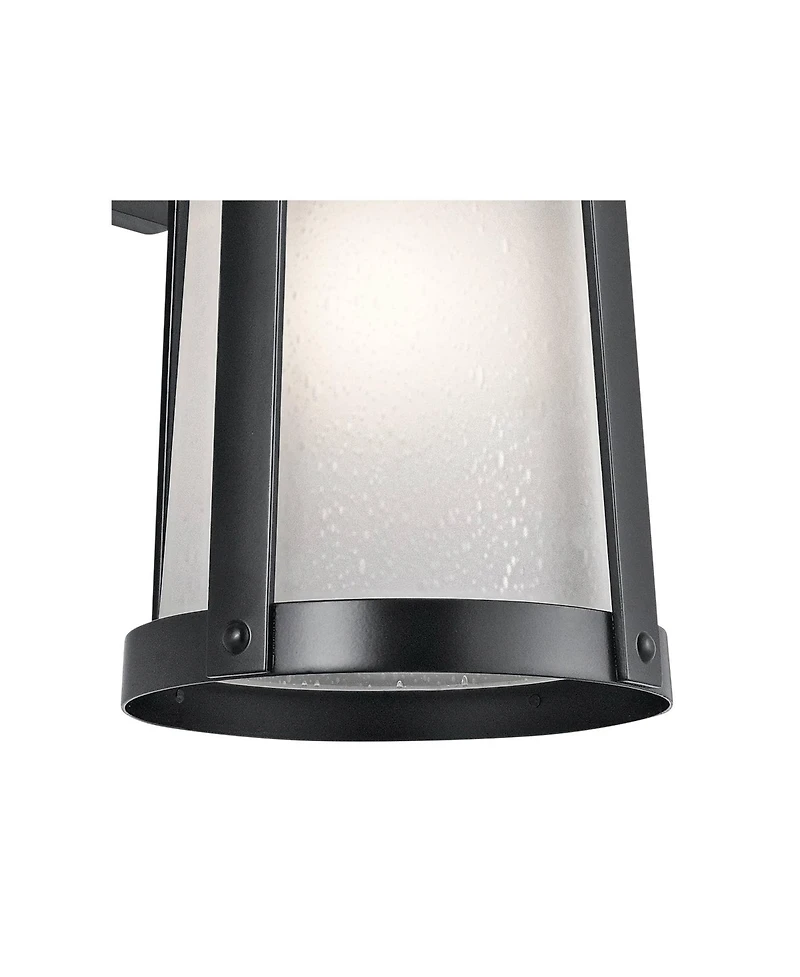 Kichler Harbor Bay 15 3/4" High Black Outdoor Wall Light