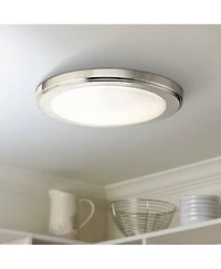 Kichler Zeo 10" Wide Round Brushed Nickel3000K Led Ceiling Light