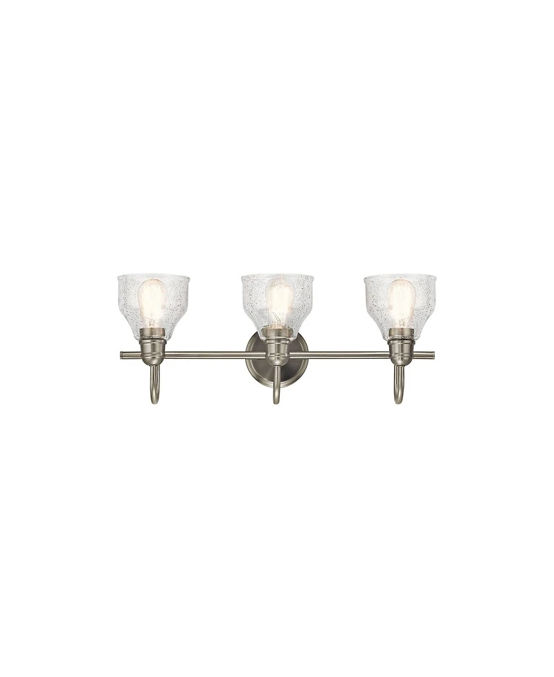 Kichler Avery 24" Wide Brushed Nickel 3-Light Bath Light