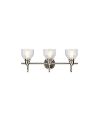 Kichler Avery 24" Wide Brushed Nickel 3-Light Bath Light