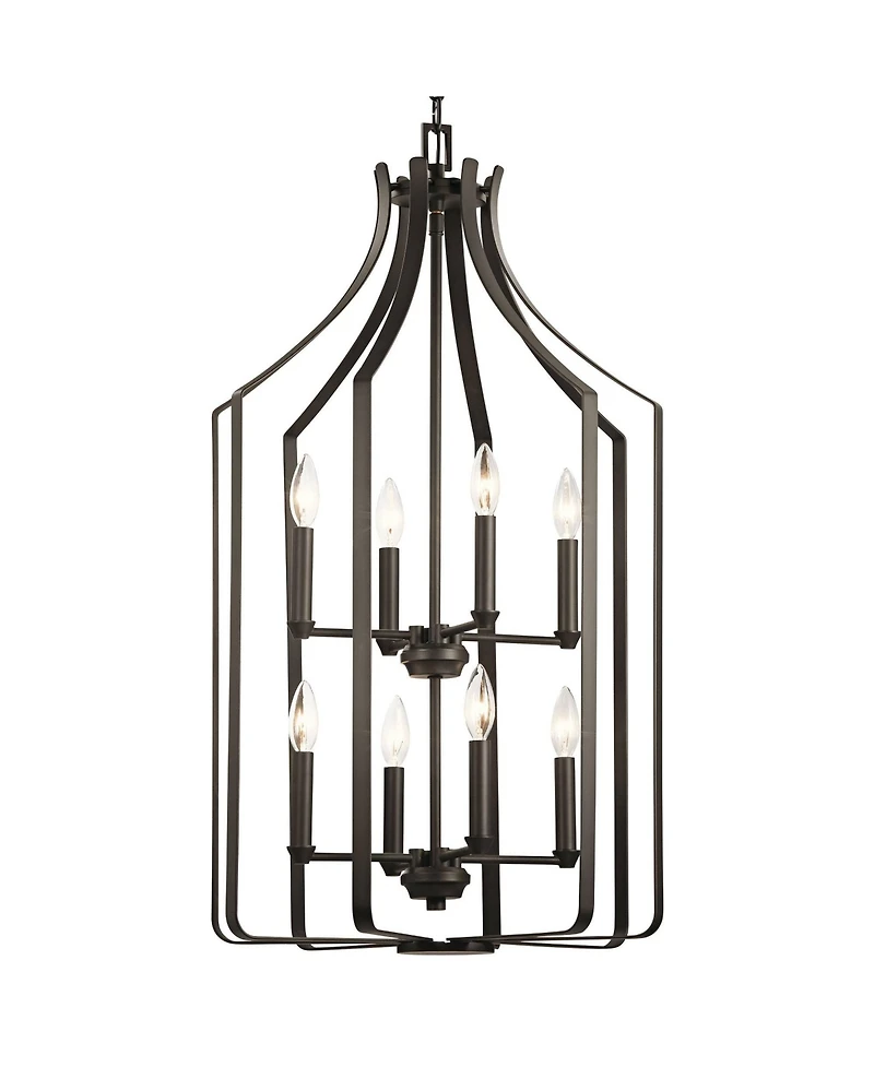 Kichler Morrigan 19"W Olde Bronze 8-Light Foyer Chandelier