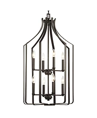 Kichler Morrigan 19"W Olde Bronze 8-Light Foyer Chandelier