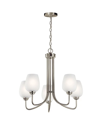 Kichler Valserrano 24 1/4" Wide Brushed Nickel 5-Light Chandelier