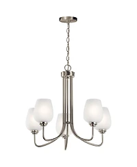 Kichler Valserrano 24 1/4" Wide Brushed Nickel 5-Light Chandelier