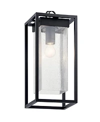 Kichler Mercer 24" High Black Silver Outdoor Hanging Light