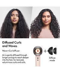 Dyson Supersonic Nural hair dryer 2-in-1 Wave+Curl Diffuser Attachment | Black