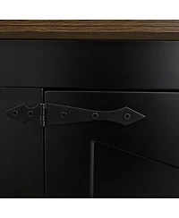 Streamdale Furniture 71" Farmhouse Hall Tree with Bench and Shoe Storage