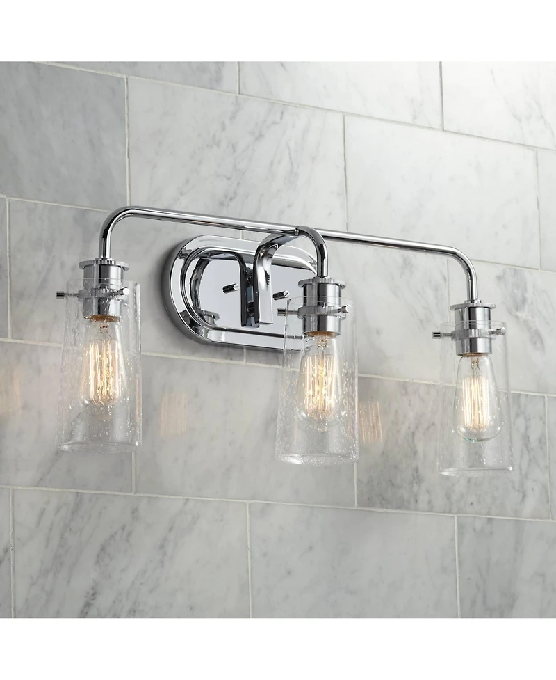 Kichler Braelyn 24" Wide Chrome 3-Light Bath Light