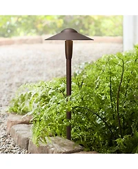Kichler Landscape 22"H 2700K Led Bronze Dome Path Light