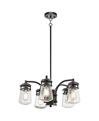 Kichler Lyndon 24" Wide Architectural Bronze Outdoor Chandelier