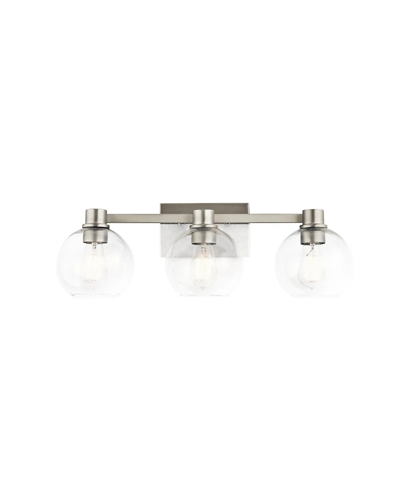 Kichler Harmony 24 1/2"W Brushed Nickel 3-Light Bath Light