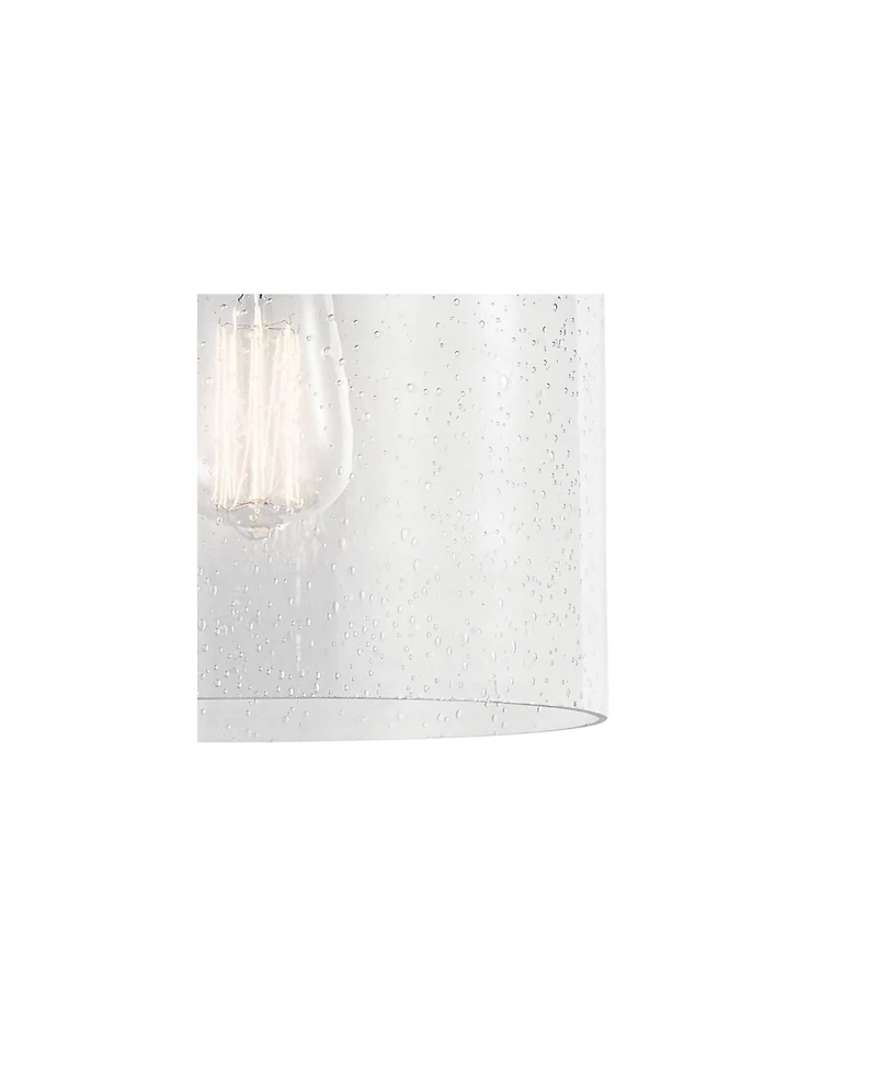 Kichler Winslow 8 1/2" Wide Seeded Glass Olde Bronze Ceiling Light