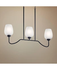 Kichler Valserrano 31" Wide Black Kitchen Island Light Chandelier