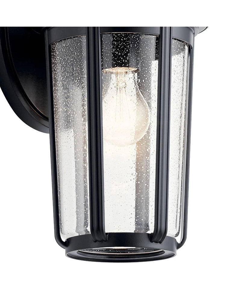 Kichler Fairfield 14 1/2" High Black Outdoor Wall Light