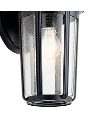 Kichler Fairfield 14 1/2" High Black Outdoor Wall Light