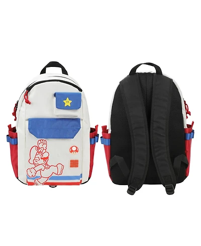 Super Mario Bros Mario Jump Pose 19 Inch Backpack