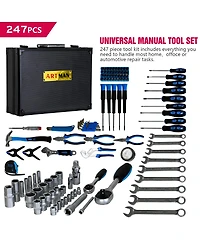 Streamdale Furniture 181-Piece Aluminum Toolbox General Household Hand Tool Set