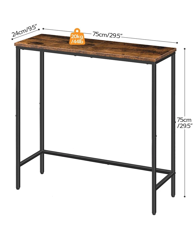 Slickblue Narrow Console Table for Entryway Slim Sofa Table for Hallway Living Room
