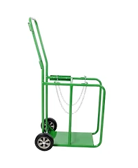 Streamdale Furniture Dual Cylinder Welding Cart with 8" Solid Wheels, 440lb Capacity