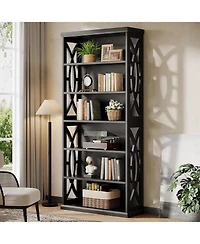 Tribesigns 6-Tier Bookshelf, 71 Inches Tall Freestanding Bookcase for Living Room