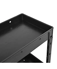 Streamdale Furniture Two-Shelf 600 lbs. Capacity Rolling Utility Cart with Locking Wheels