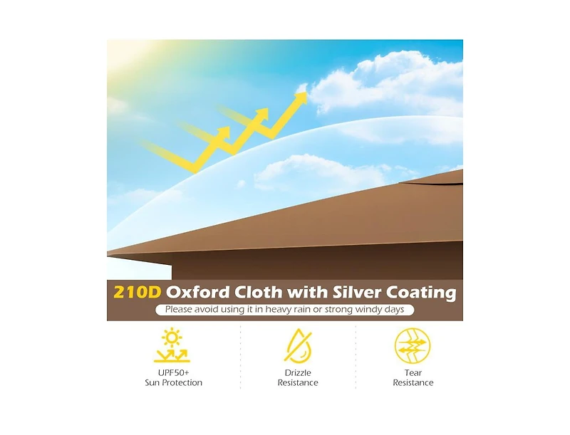 Boyel Living 11.5 x 11.5 Feet Pop-up Canopy Instant One-Person Setup With Mesh Screen Netting