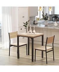 Flynama 3 Piece Dining Table Set for 2, Small Space Kitchen Set