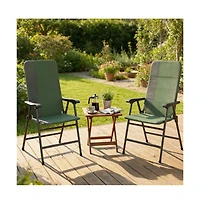 Mountaintop Folding chair, terrace chair set of two, armchair