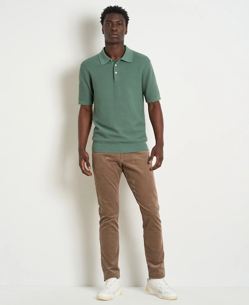 Scotch & Soda Men's Structured Regular-Fit Knitted Polo Shirt