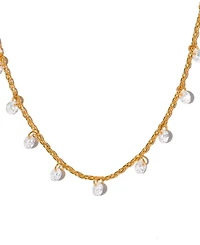 Girls Crew Crystal Dew You Necklace